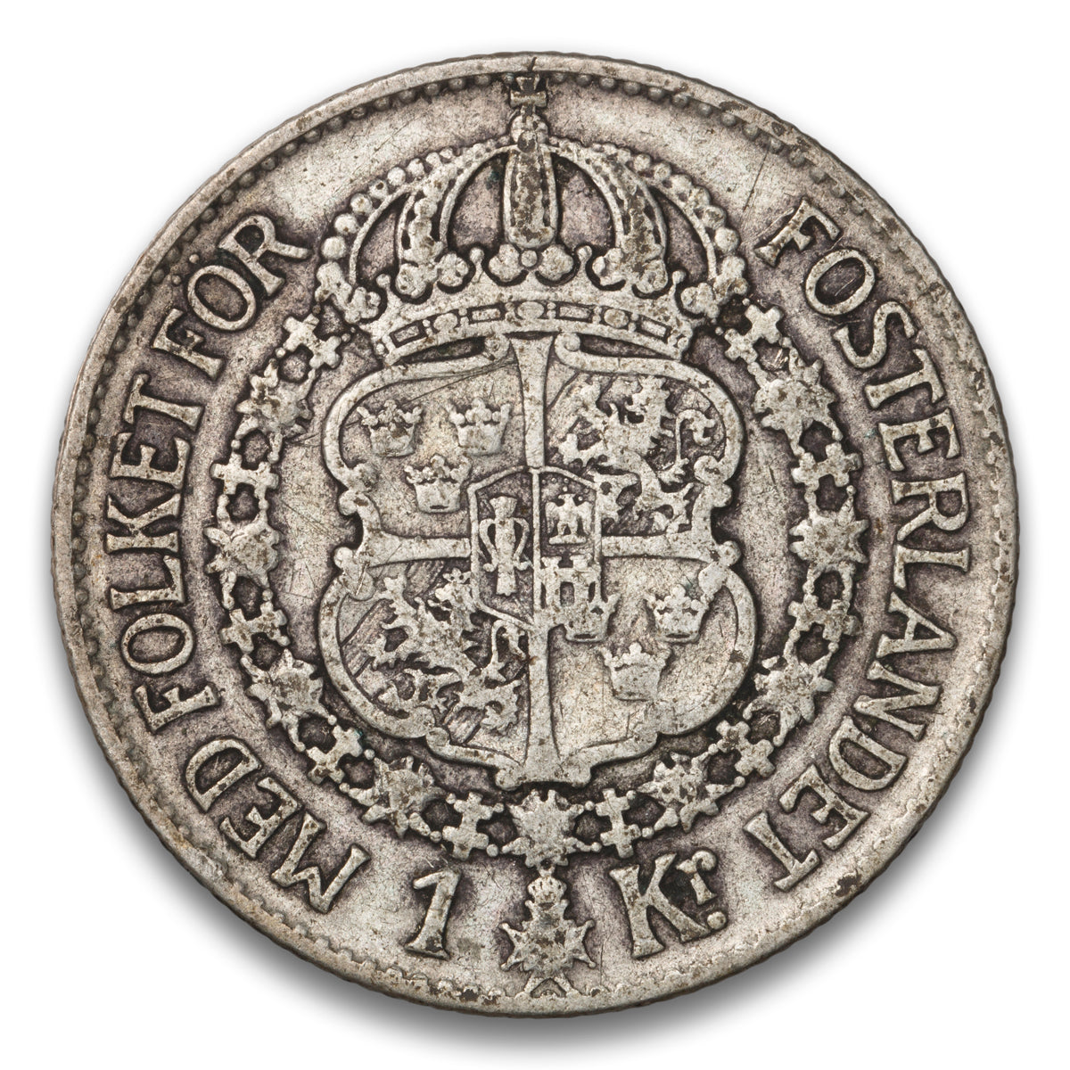 Sweden Silver 1 Krona 1930