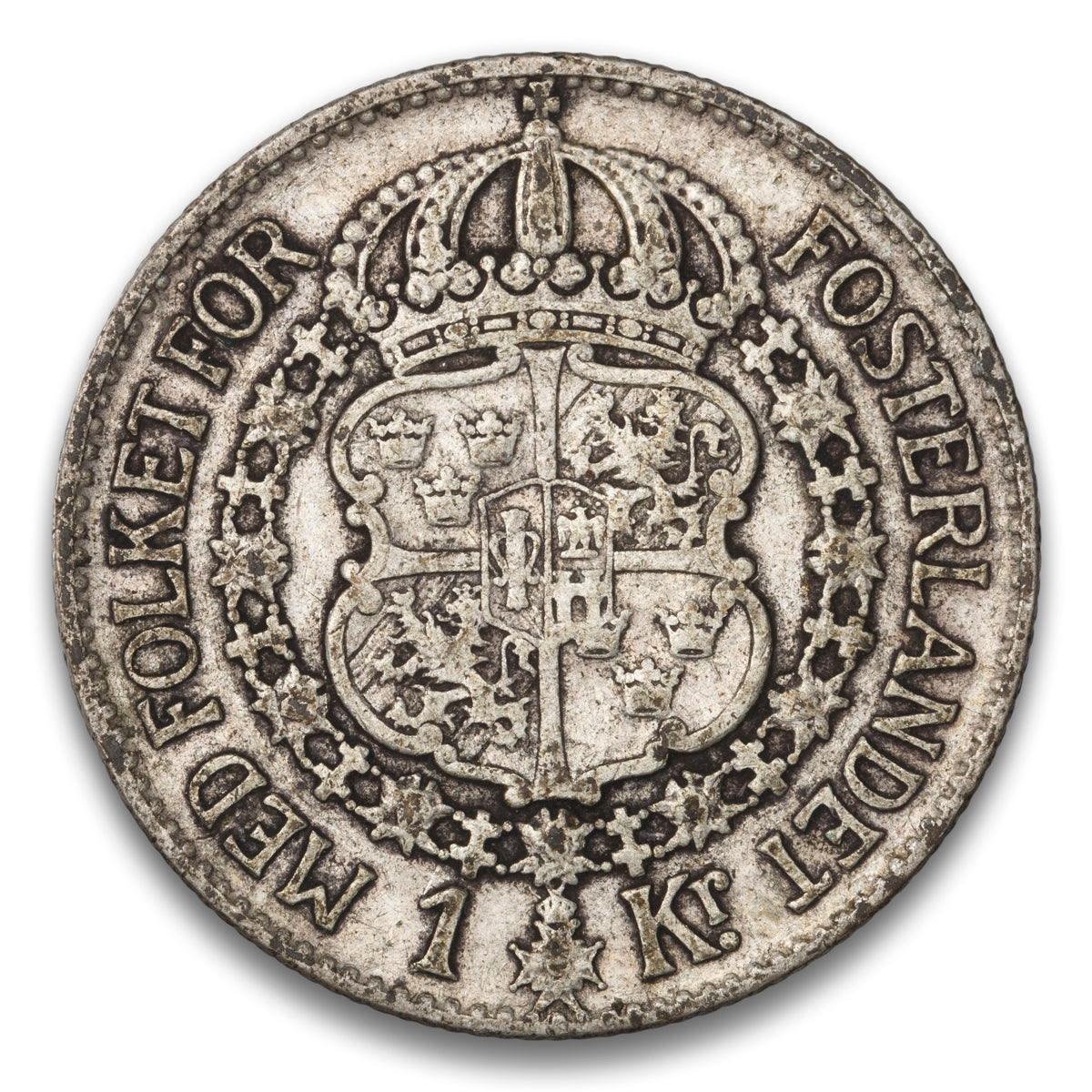 Sweden Silver 1 Krona 1931