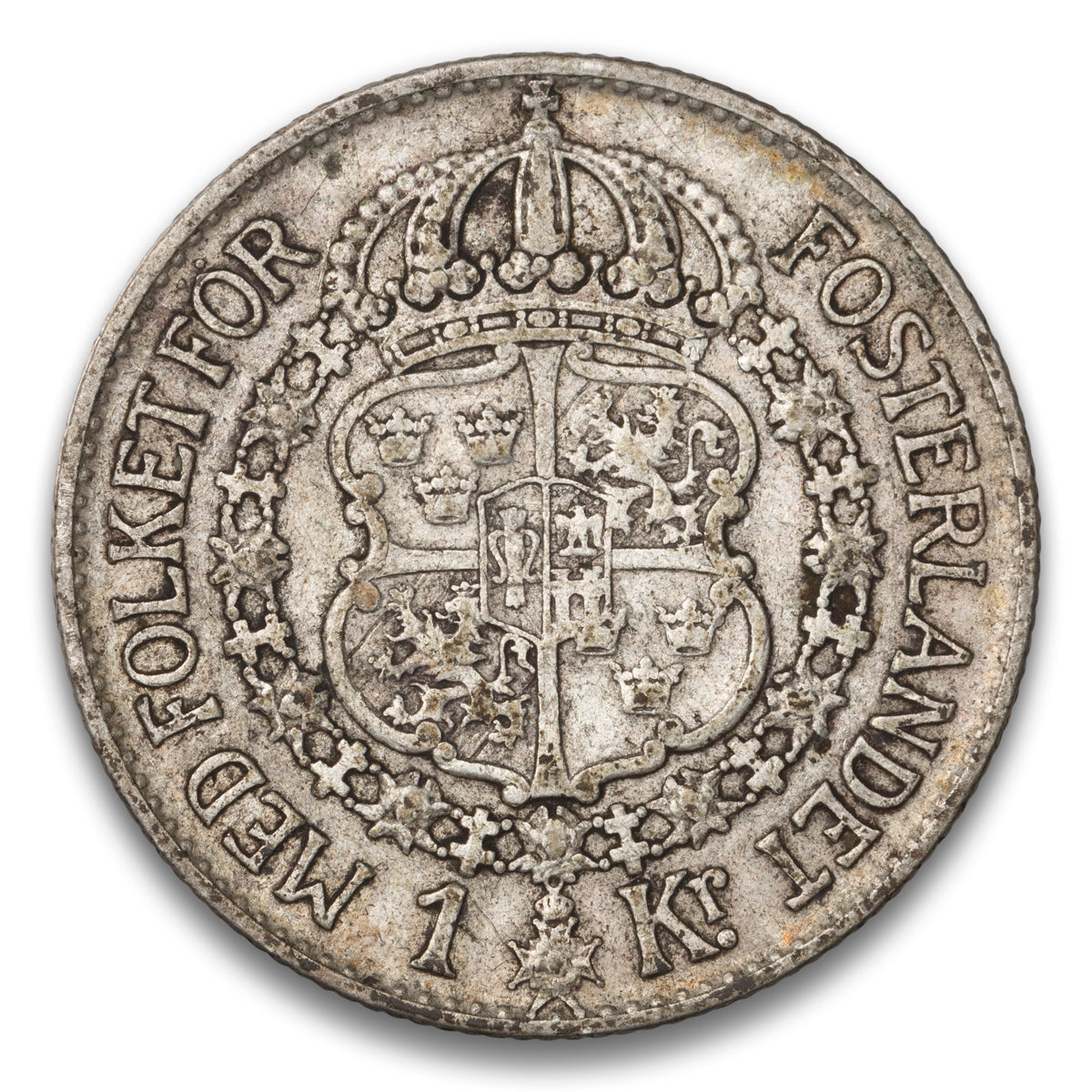 Sweden Silver 1 Krona 1935