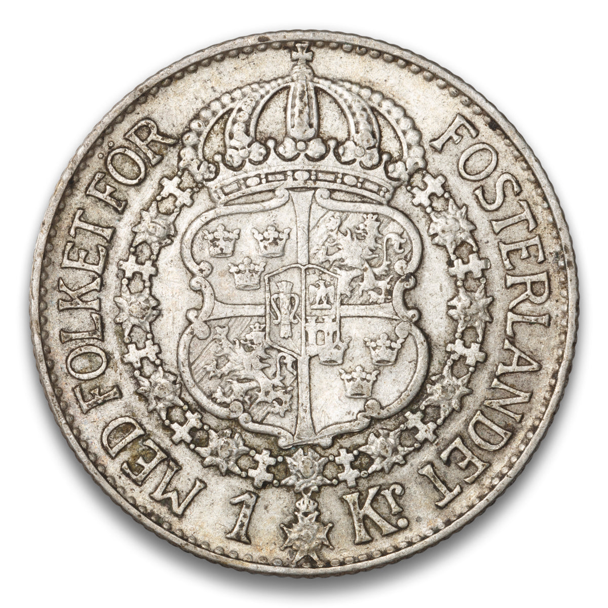 Sweden Silver 1 Krona 1938