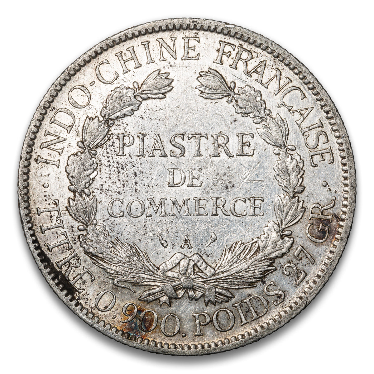 French Indo-China Silver 1 Piastre 1907 A