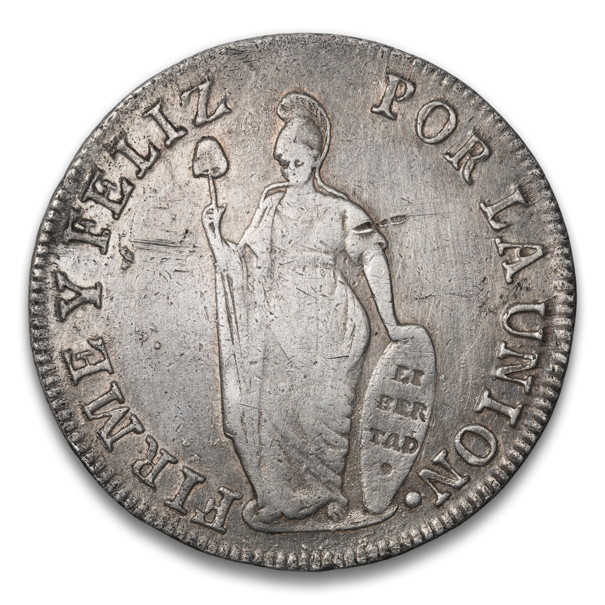 Peru Silver 8 Reales 1836 TM