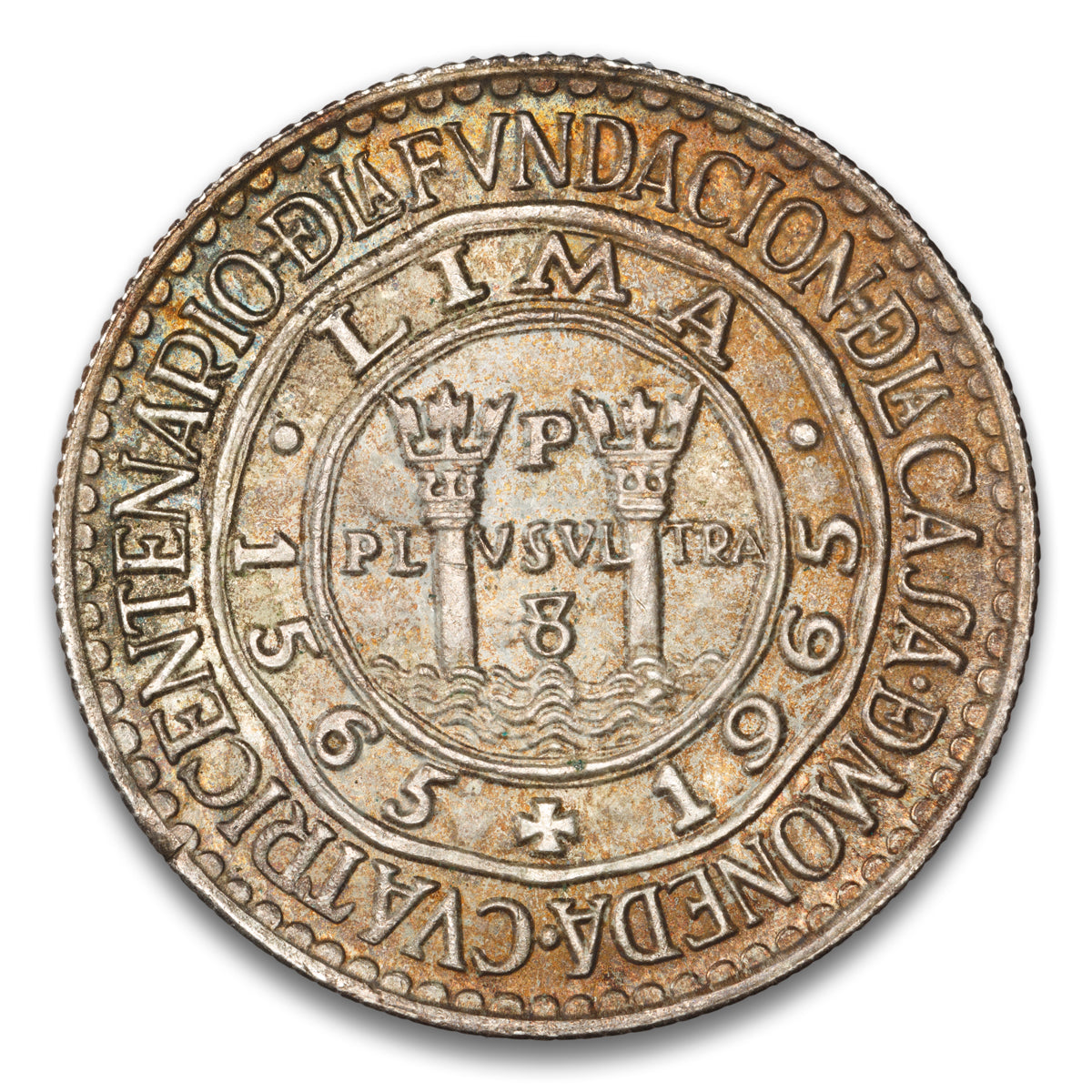 Peru Silver 20 Soles 1965