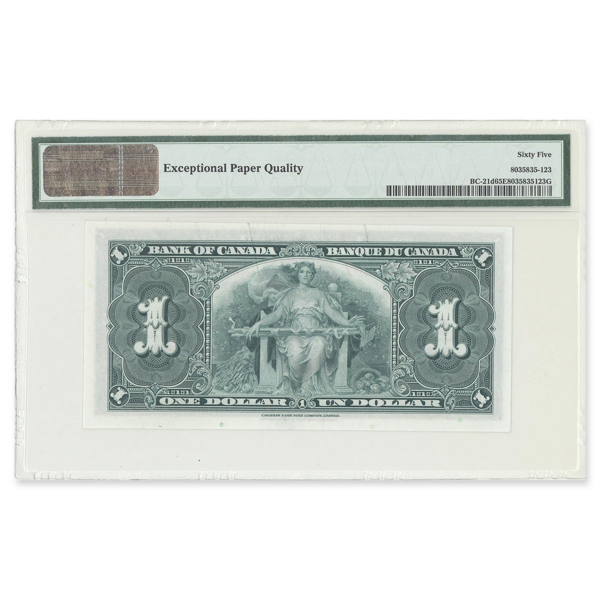 $1 1937 BC-21d Coyne-Towers Prefix J/N PMG GUNC-65