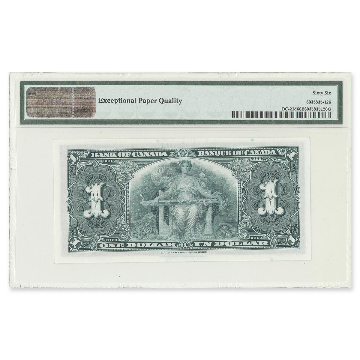 $1 1937 BC-21d Coyne-Towers Prefix J/N PMG GUNC-66