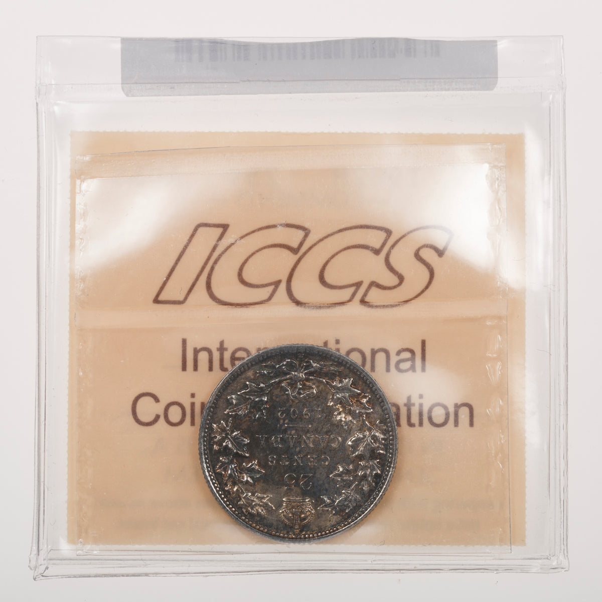 25 Cent 1902H ICCS AU-55