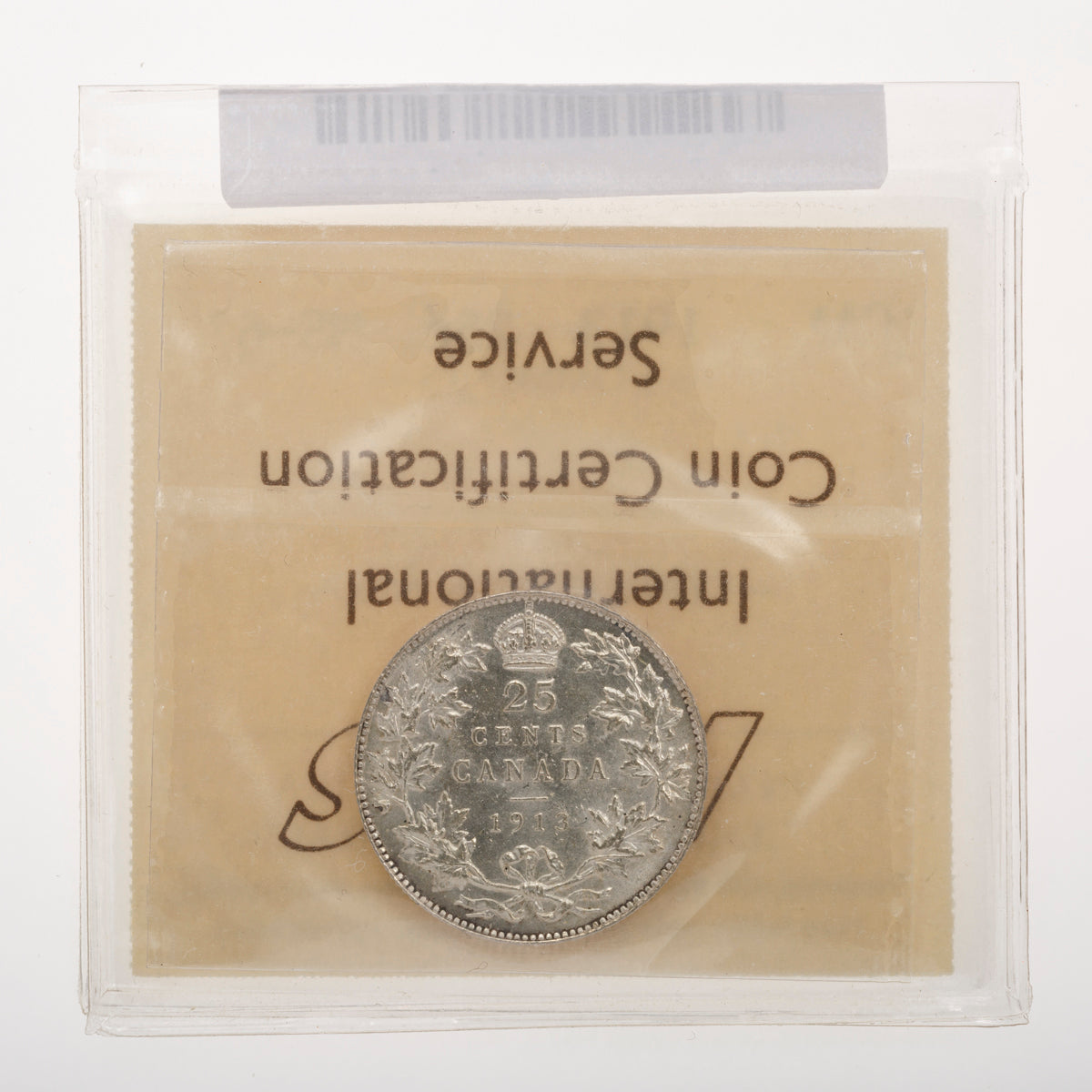 25 Cent 1913 ICCS MS-63