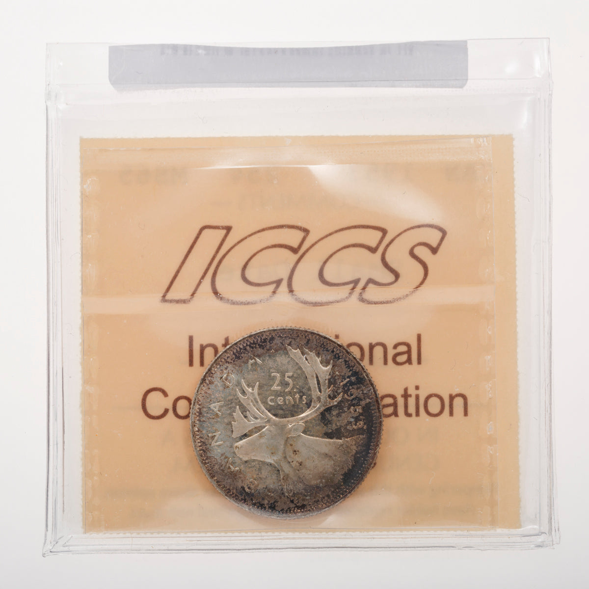 25 Cent 1953 small date ICCS MS-64