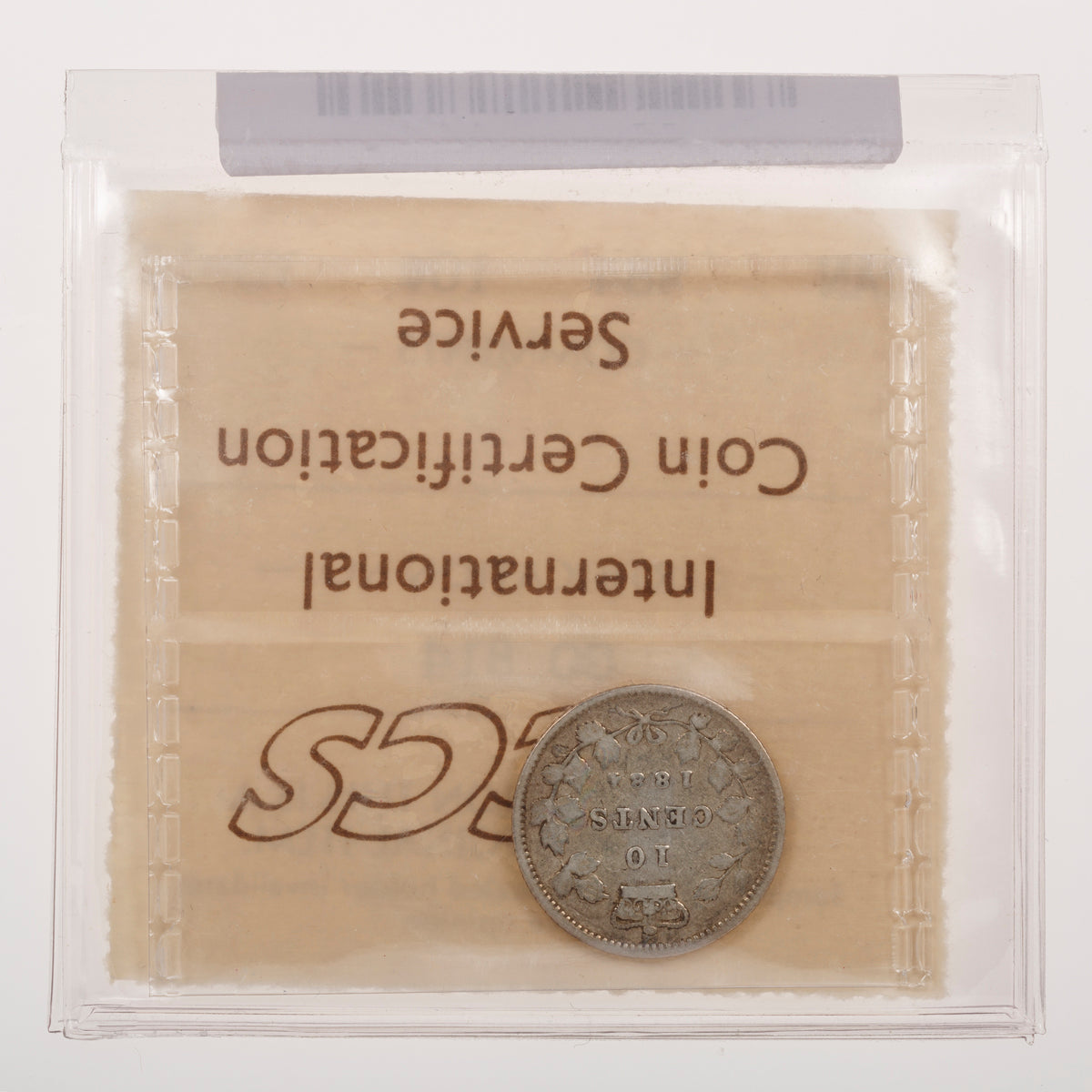 10 Cent 1884 ICCS VG-10