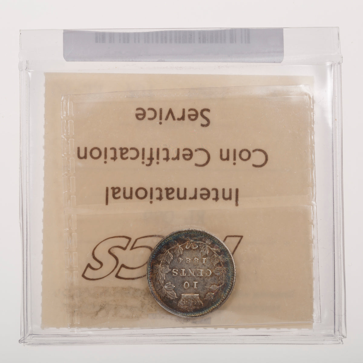 10 Cent 1884 ICCS EF-40