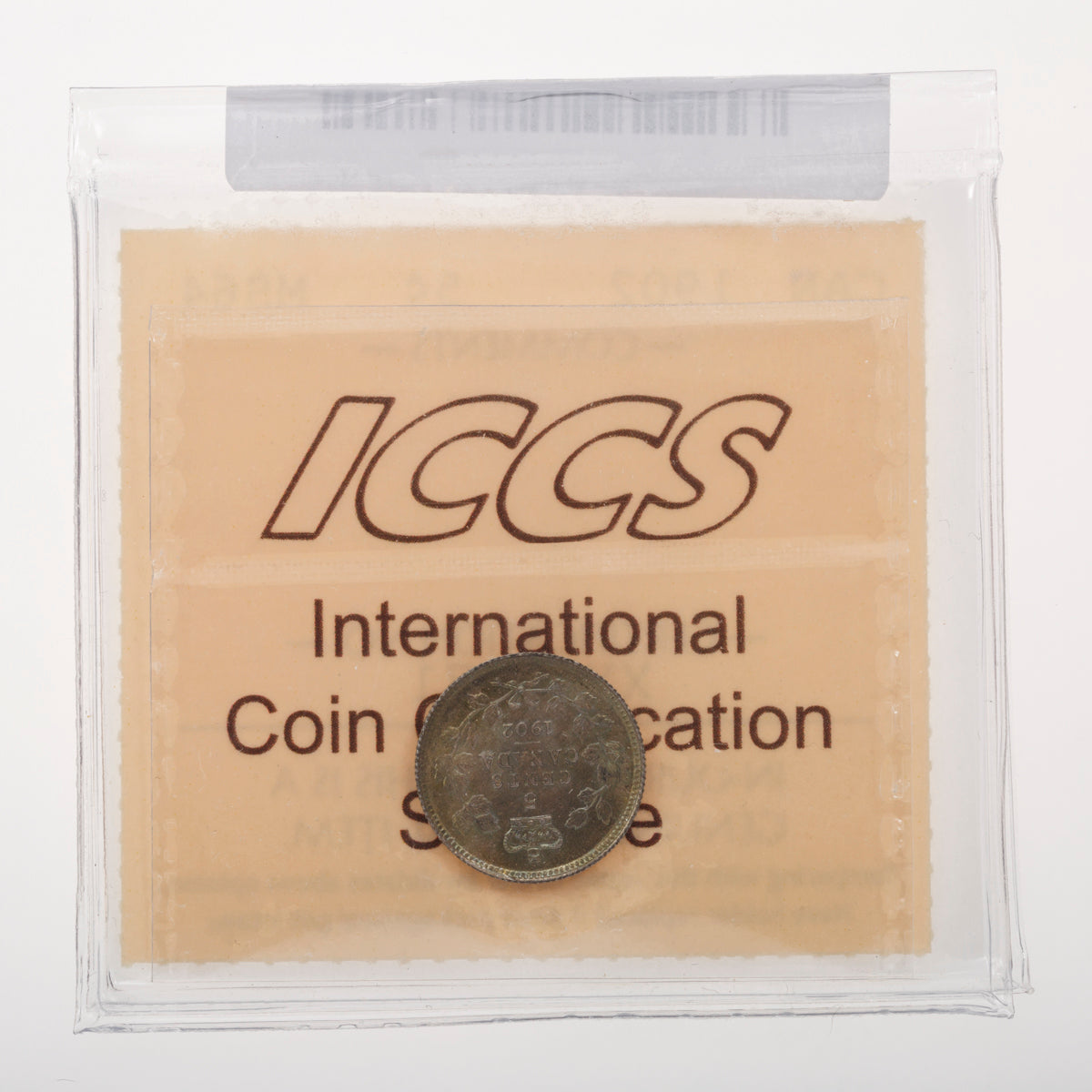 5 Cent 1902 ICCS MS-64