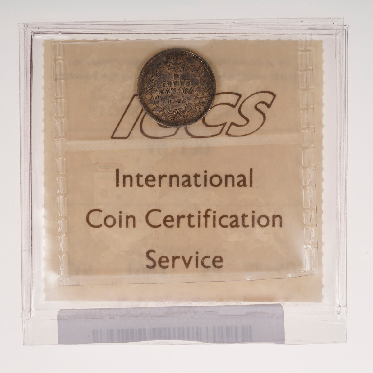 5 Cent 1903 ICCS EF-40