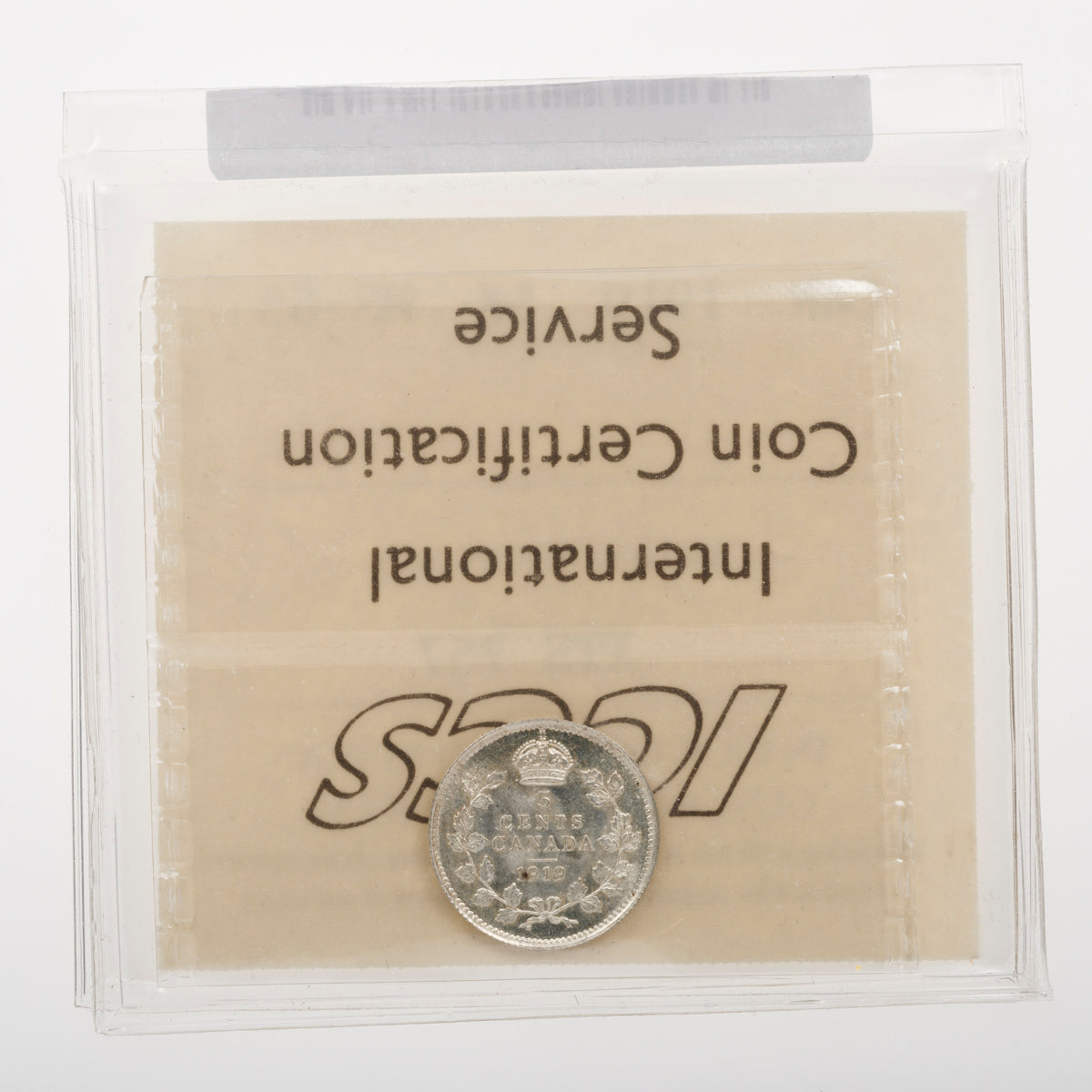 5 Cent 1919 ICCS MS-65