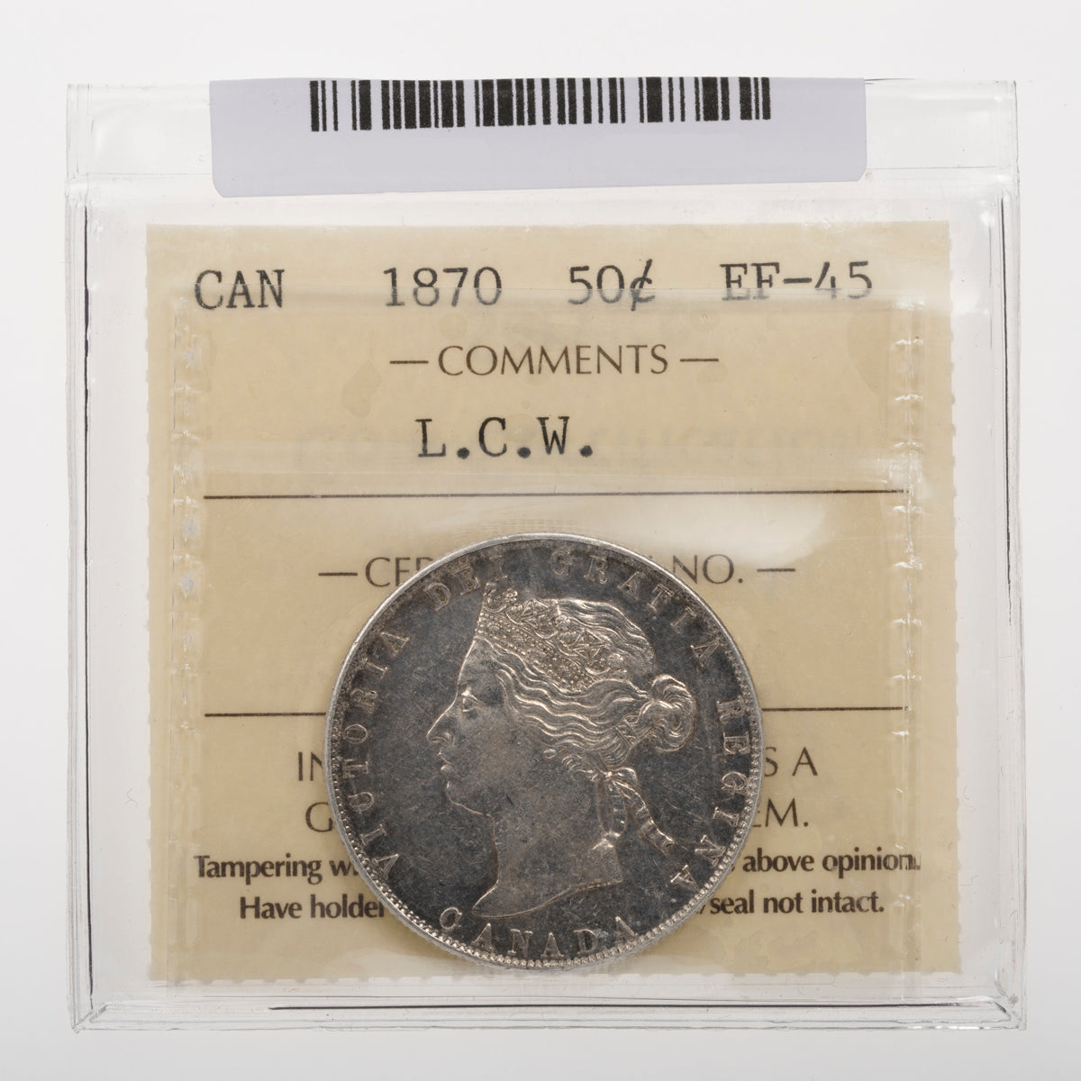 50 Cent 1870LCW ICCS EF-45