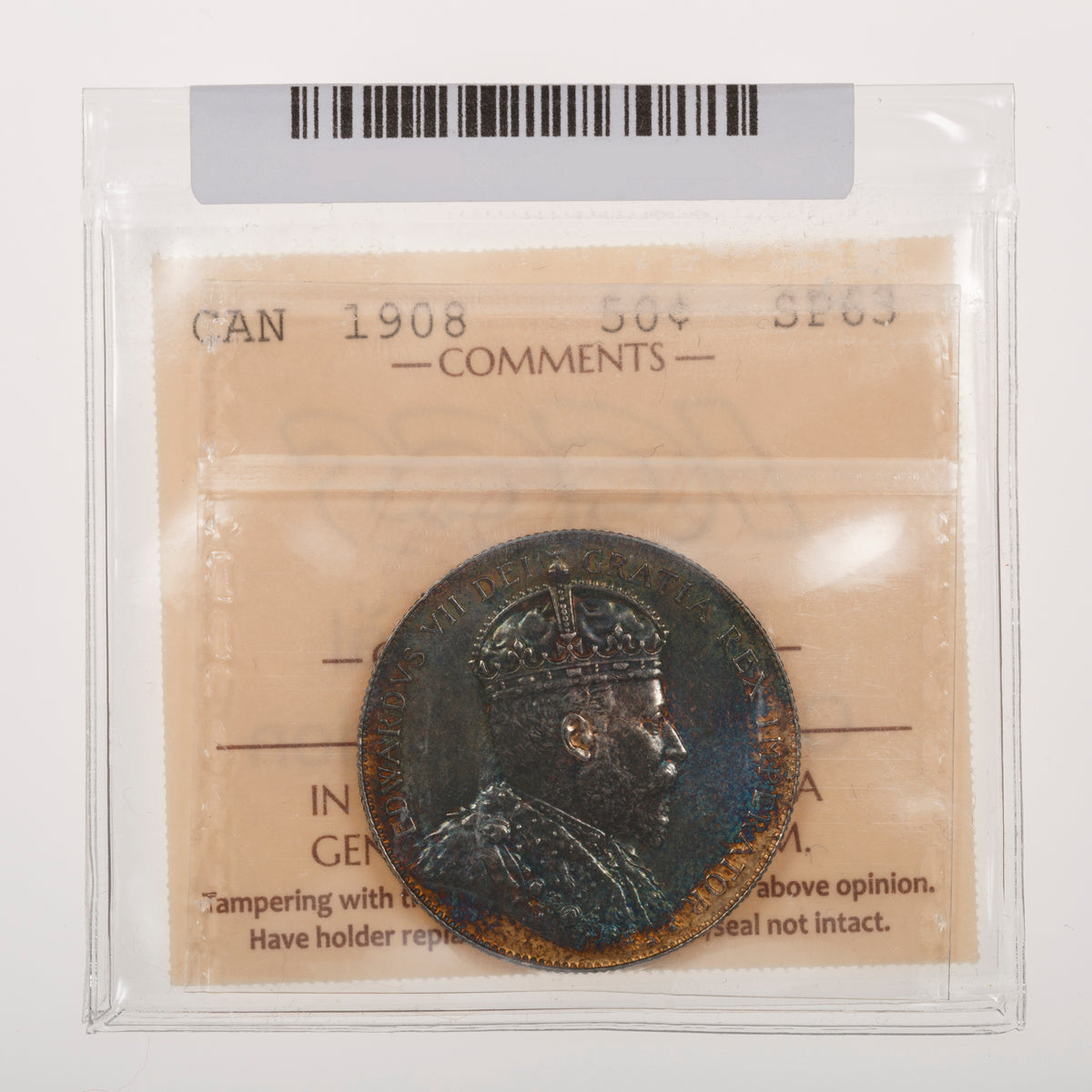 50 Cent 1908 ICCS SP-63