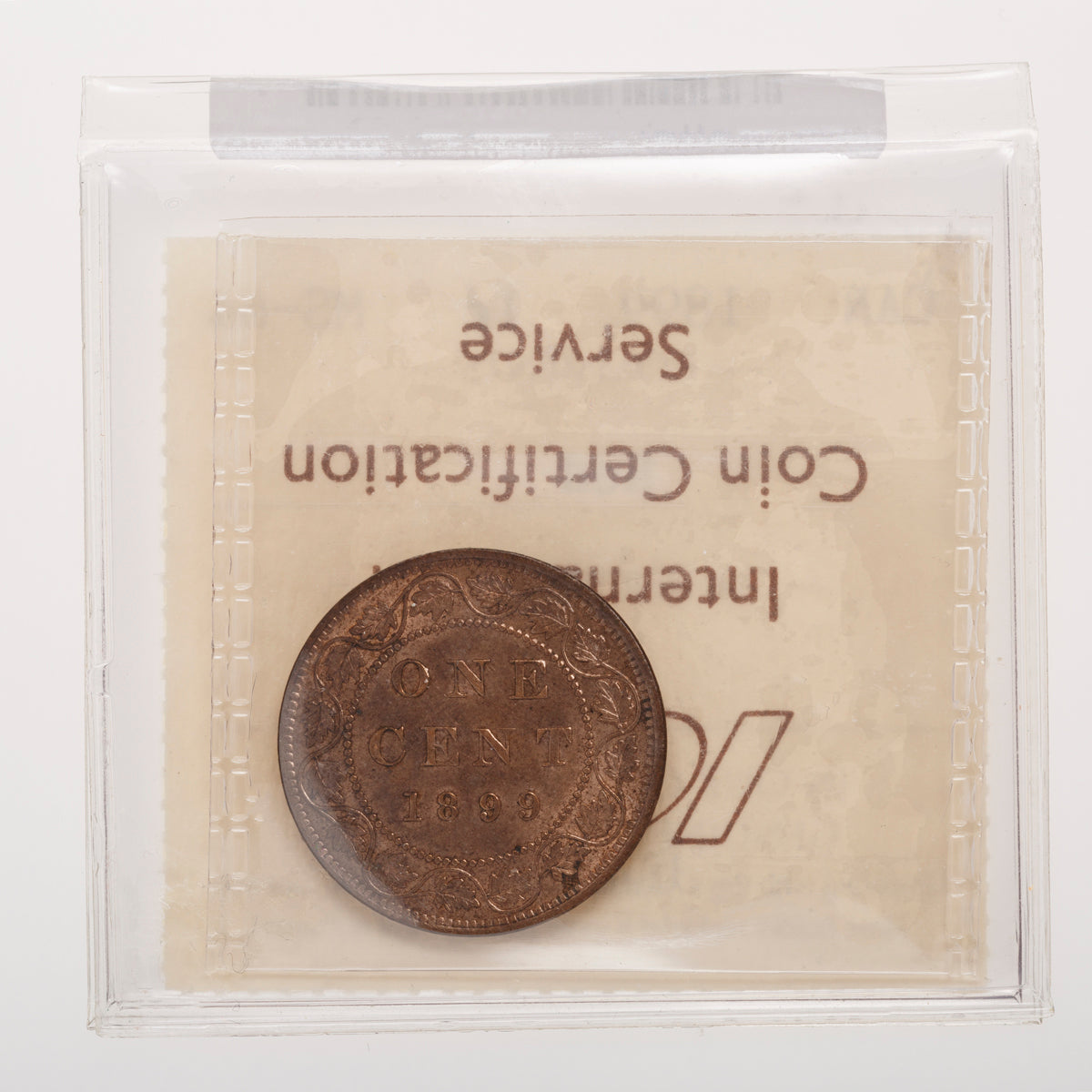 1 Cent 1899 Red ICCS MS-64