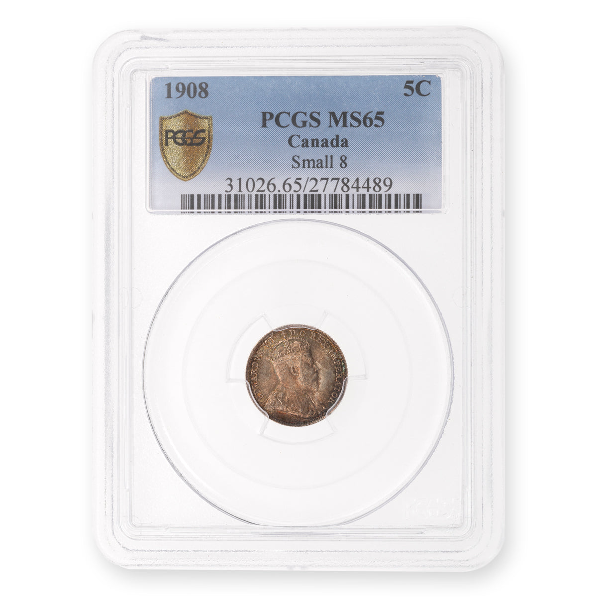 5 Cent 1908 PCGS MS-65