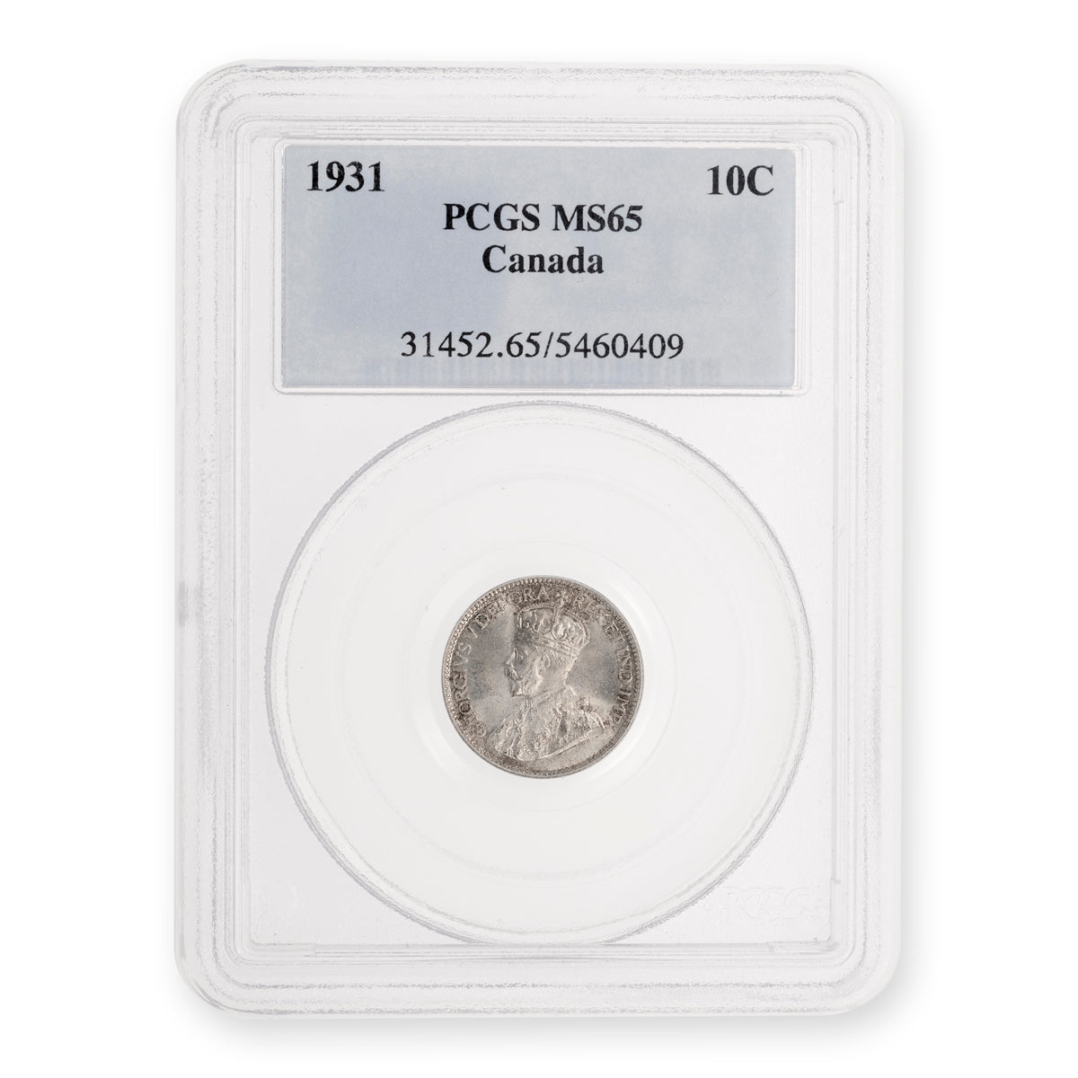 10 Cent 1931 PCGS MS-65