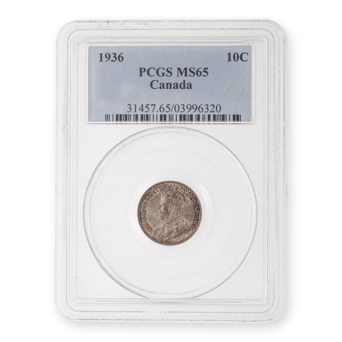 10 Cent 1936 PCGS MS-65