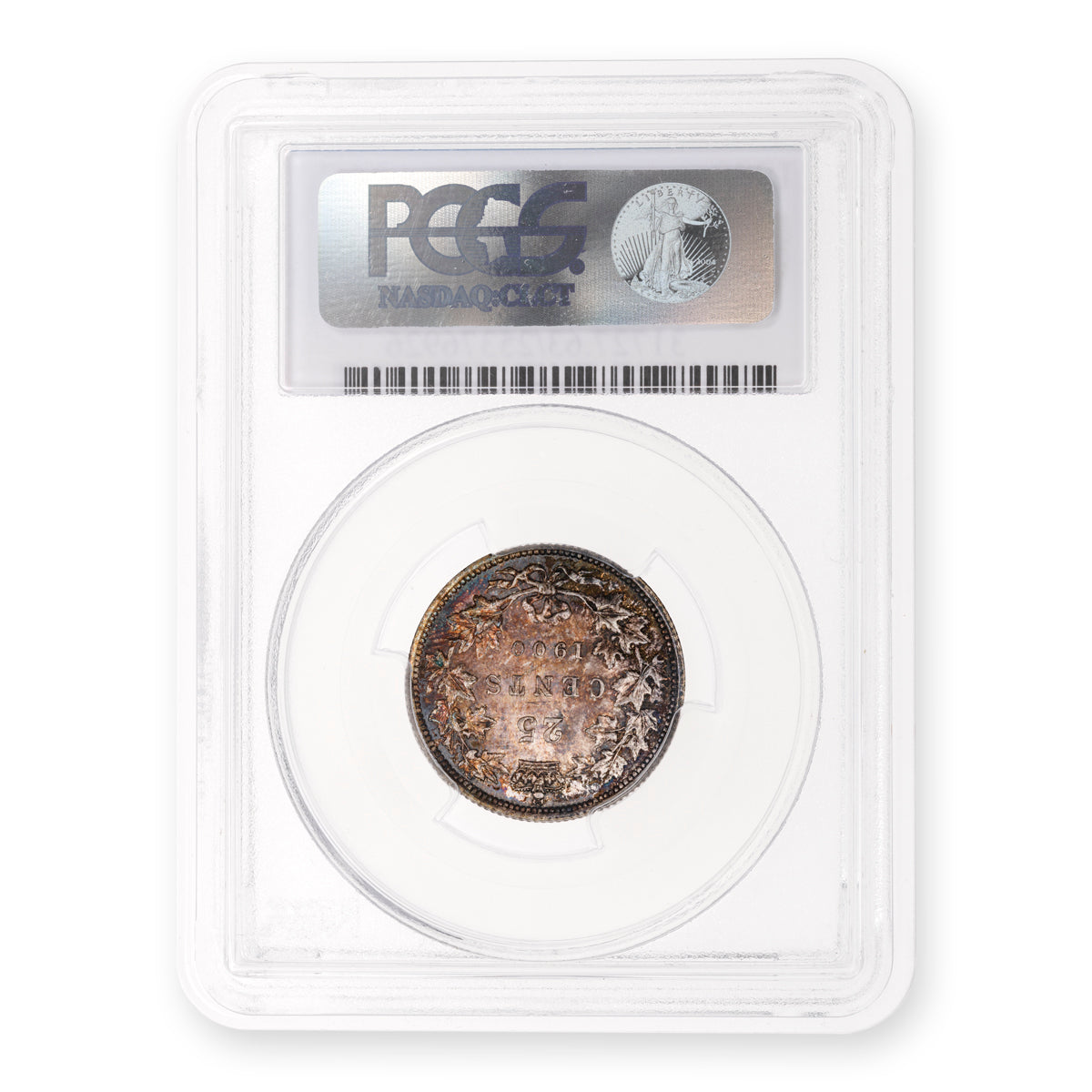 25 Cent 1900 PCGS MS-63