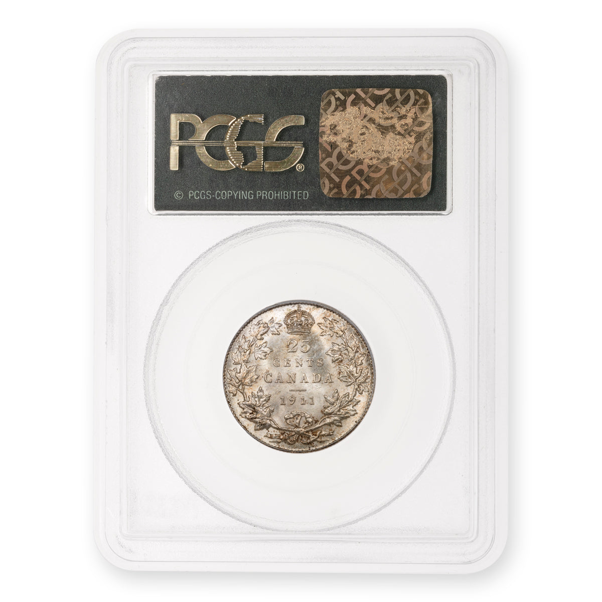 25 Cent 1911 PCGS MS-64
