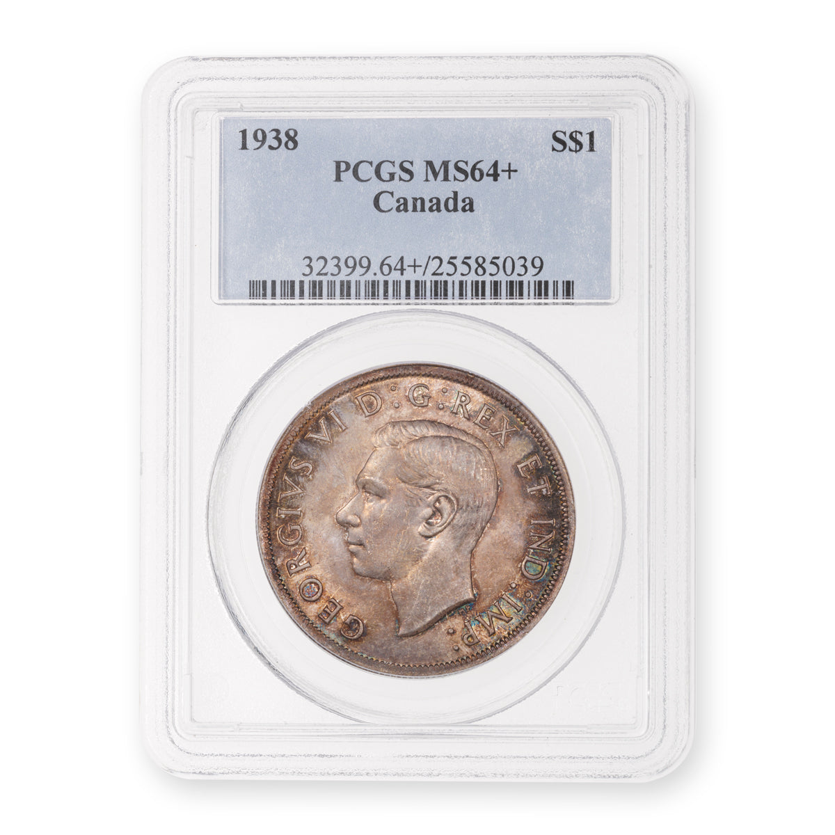 $1 1938 PCGS MS-64+