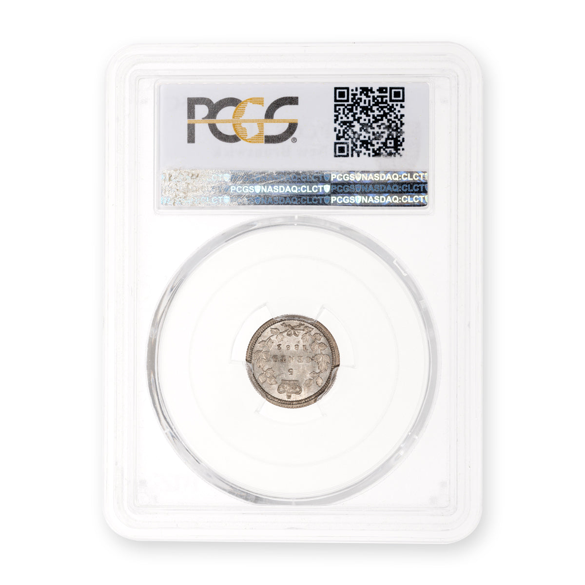 NB 5 Cent 1862 PCGS AU-58