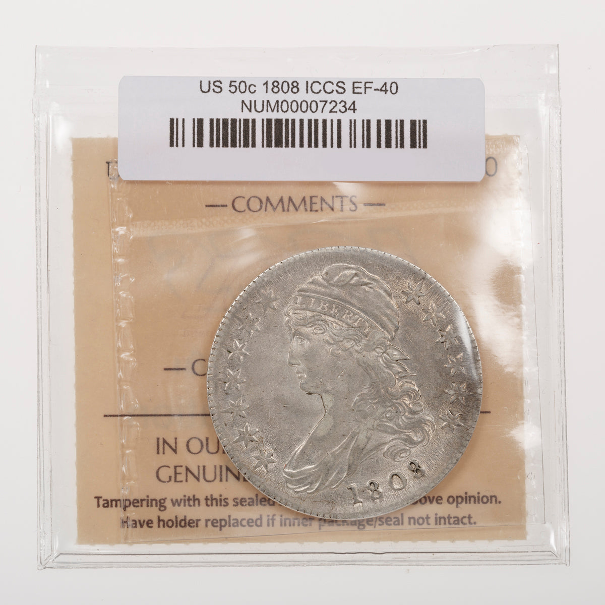 US 50 Cent 1808 ICCS EF-40