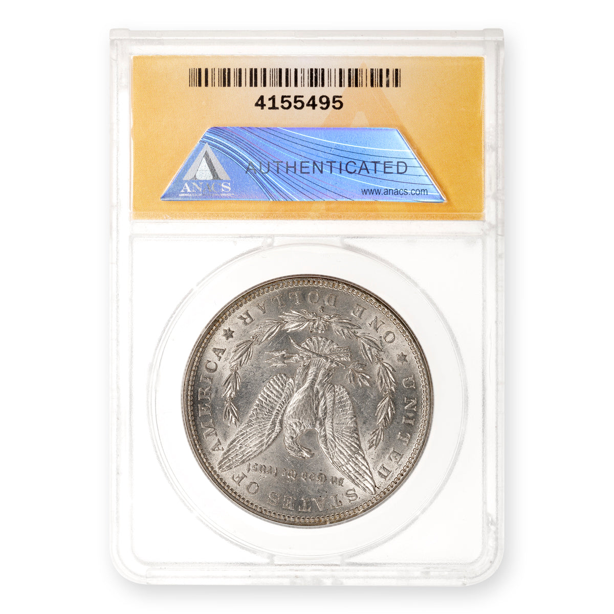 US $1 1882S Morgan Dollar ANACS AU-55