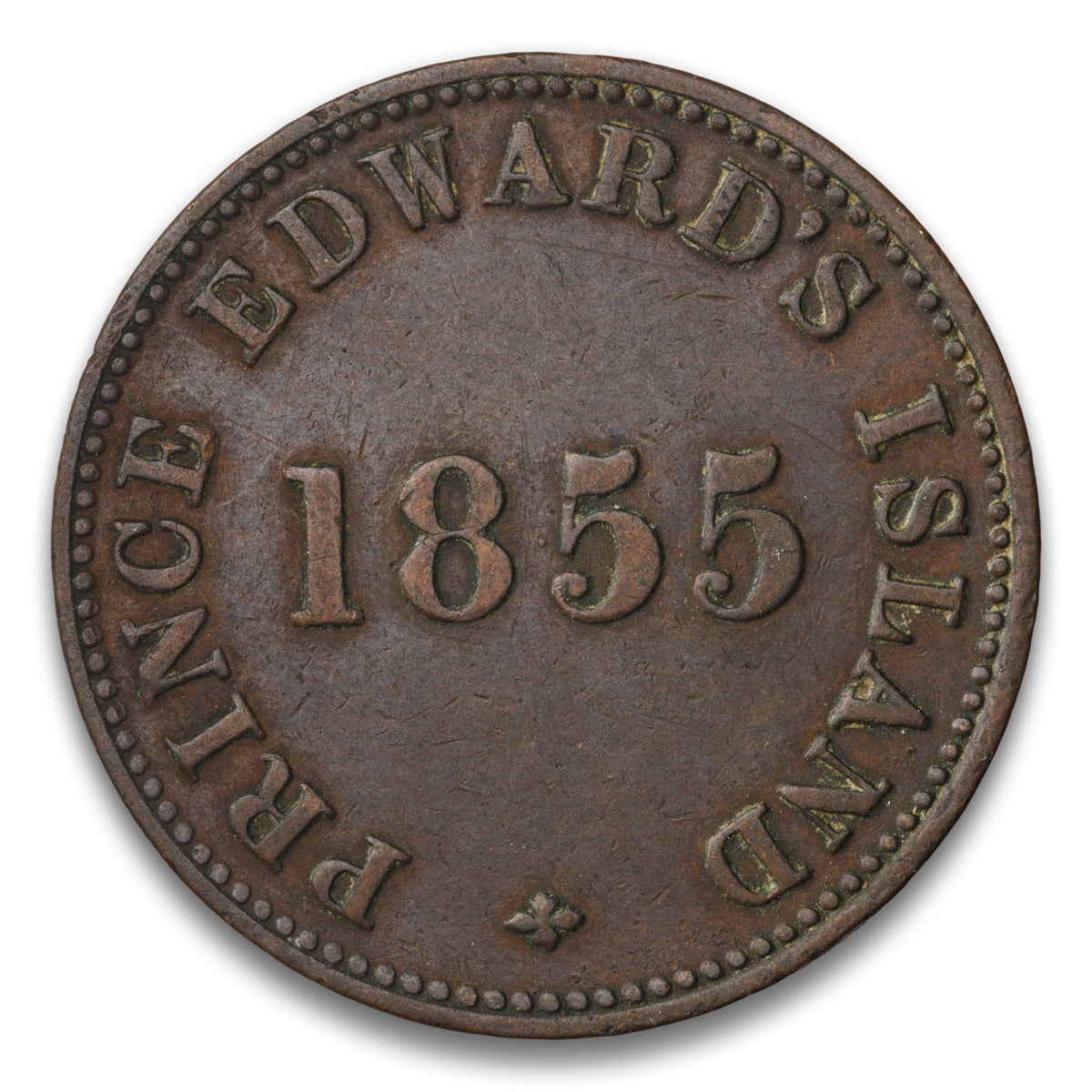 Self Government and Free Trade Prince Edward Island Base Token 1855