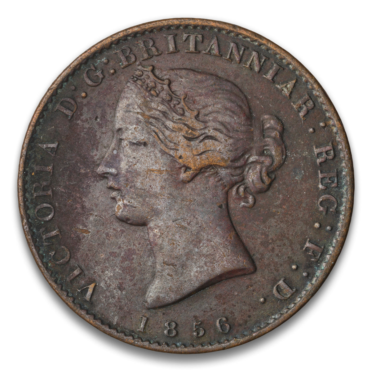 Province of Nova Scotia Base 1/2 Penny Token 1856