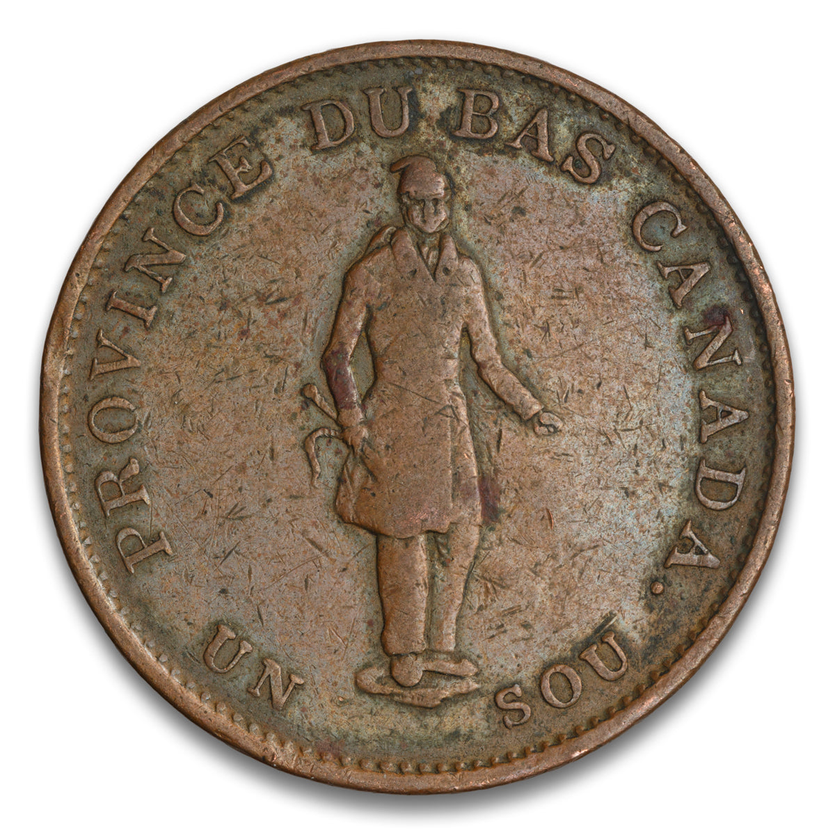 City Bank Base 1/2 Penny Token 1837