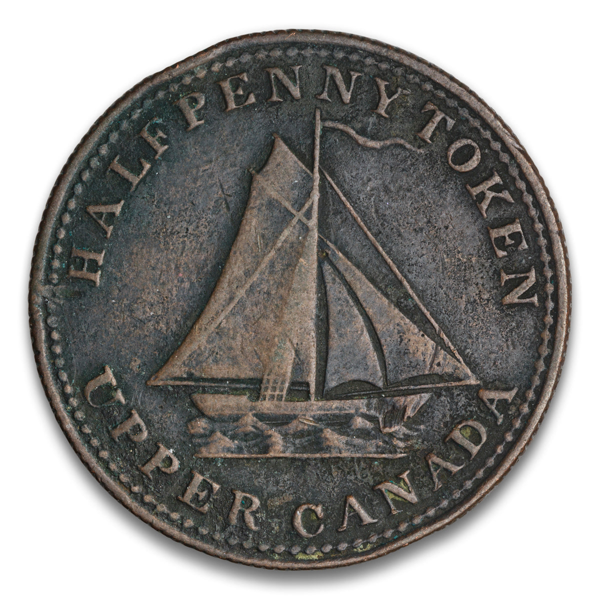 To Facilitate Trade Base 1/2 Penny Token 1833