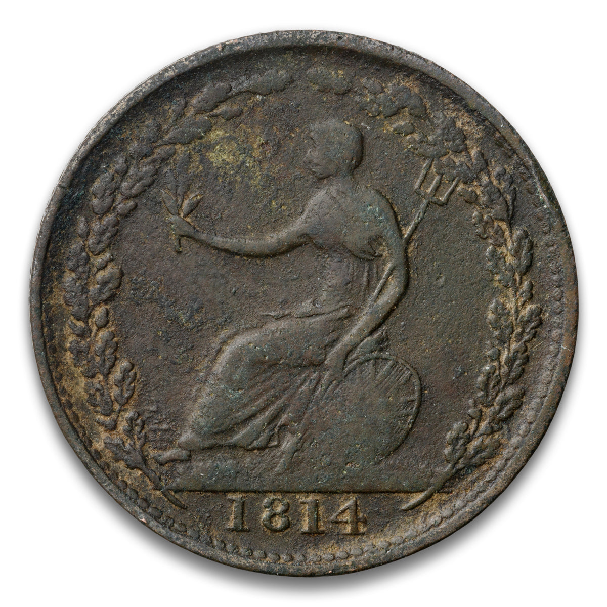 Wellington Base 1/2 Penny Token 1814