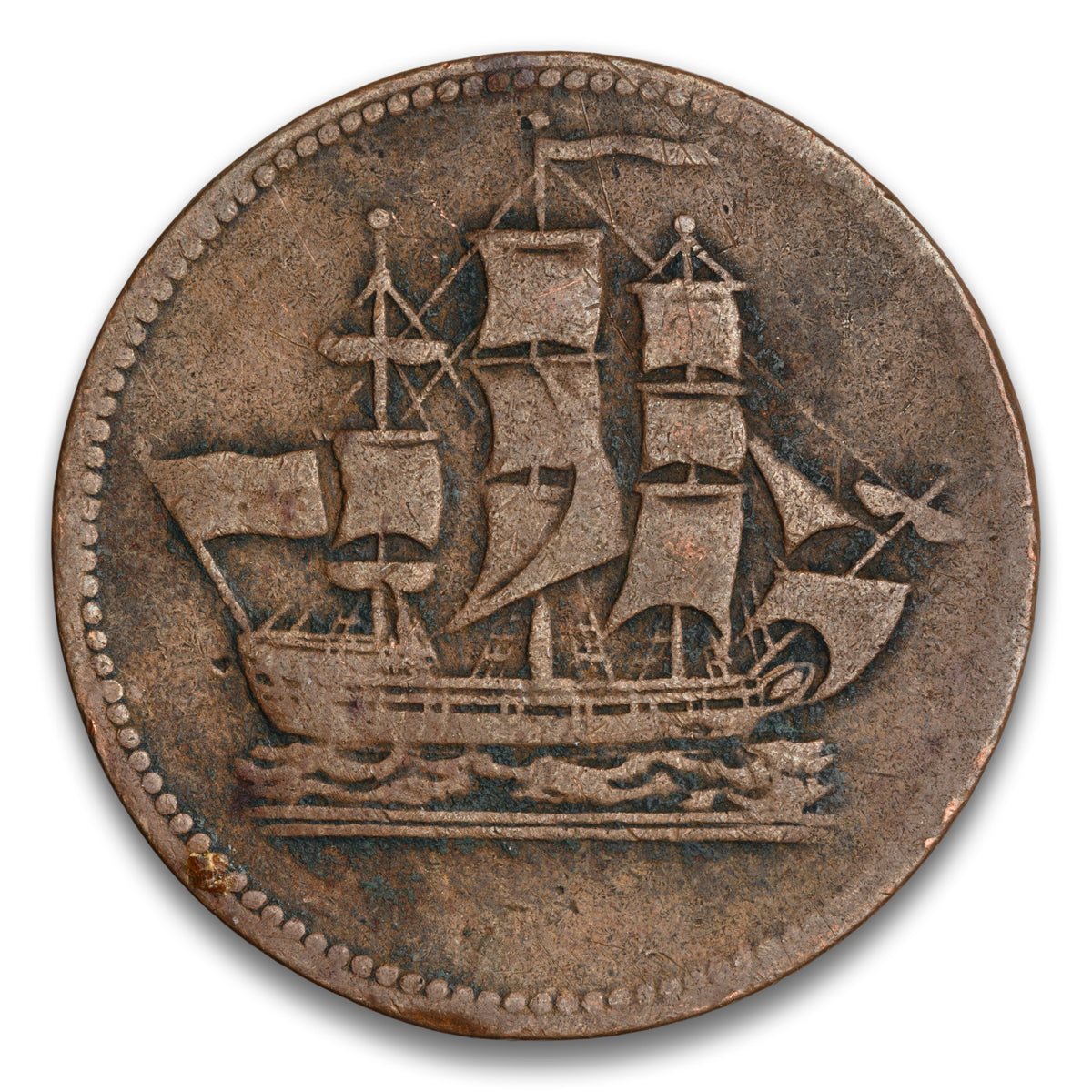 Ships Colonies & Commerce Prince Edward Island Base Token