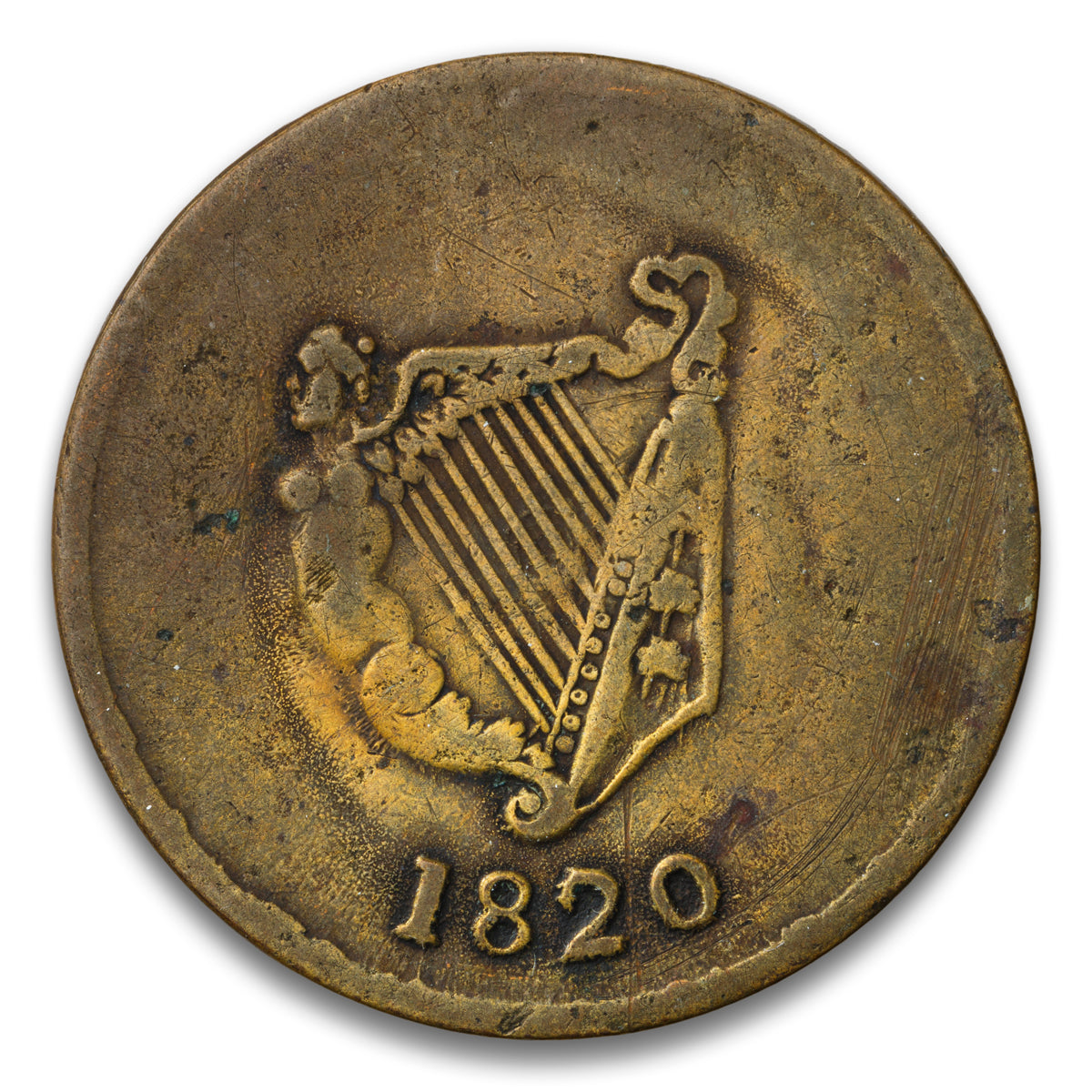 Bust & Harp Base Token 1820