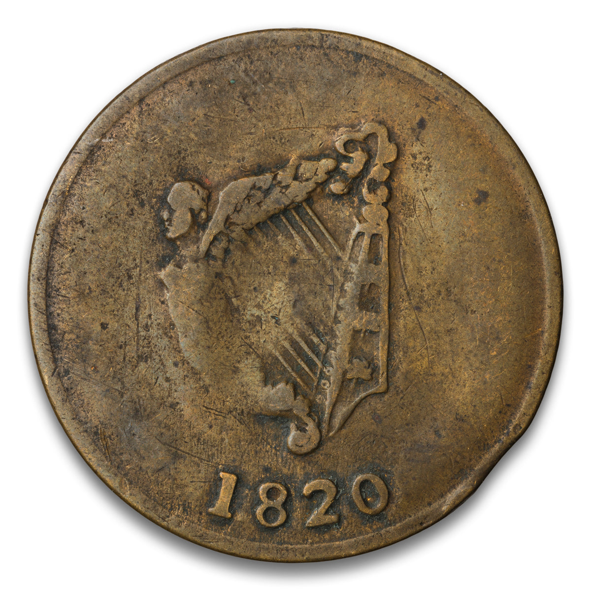 Bust & Harp Base Token 1820
