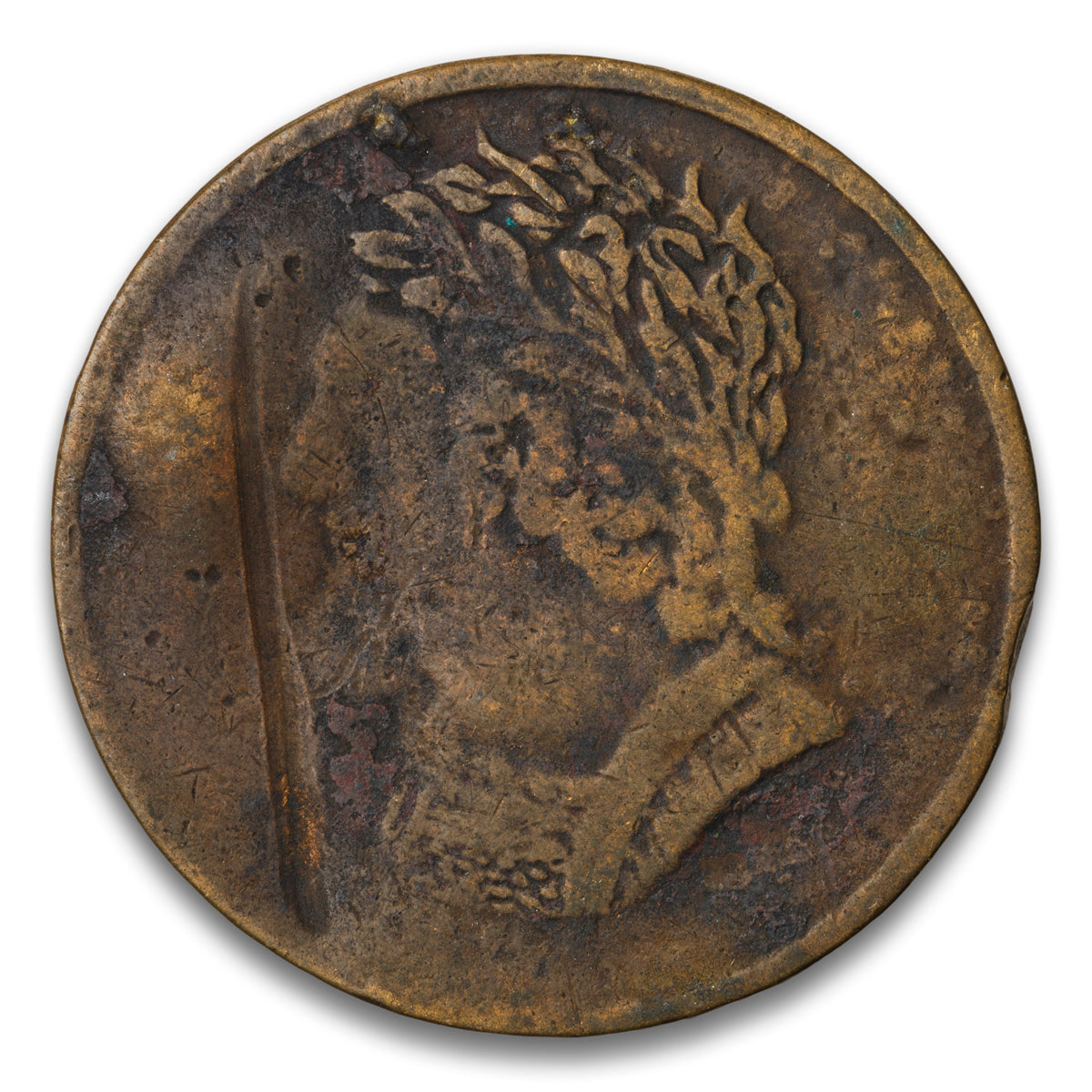 Bust & Harp Large Die Break Base Token 1820