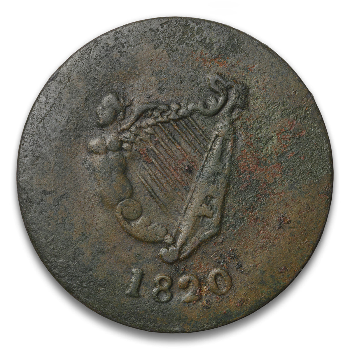 Bust & Harp Base Token 1820