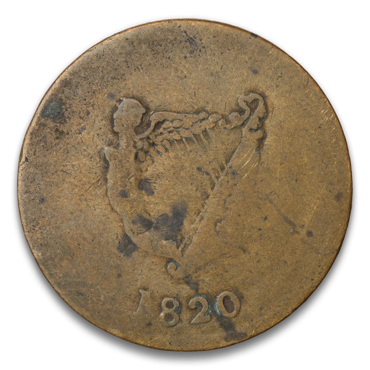 Bust & Harp Base Token 1820