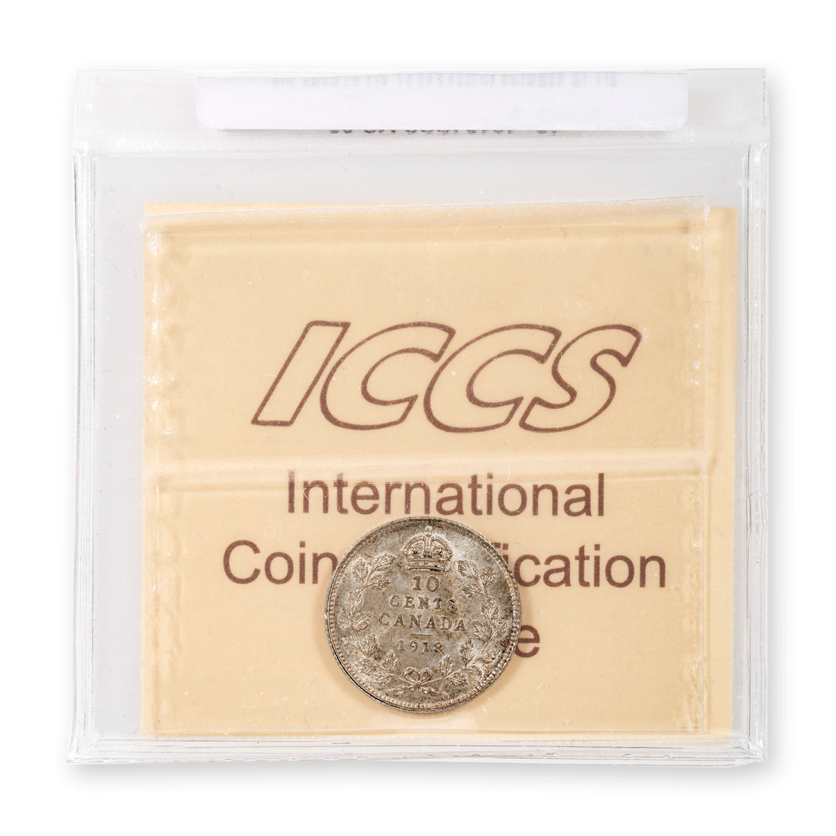 10 Cent 1918 ICCS MS-65