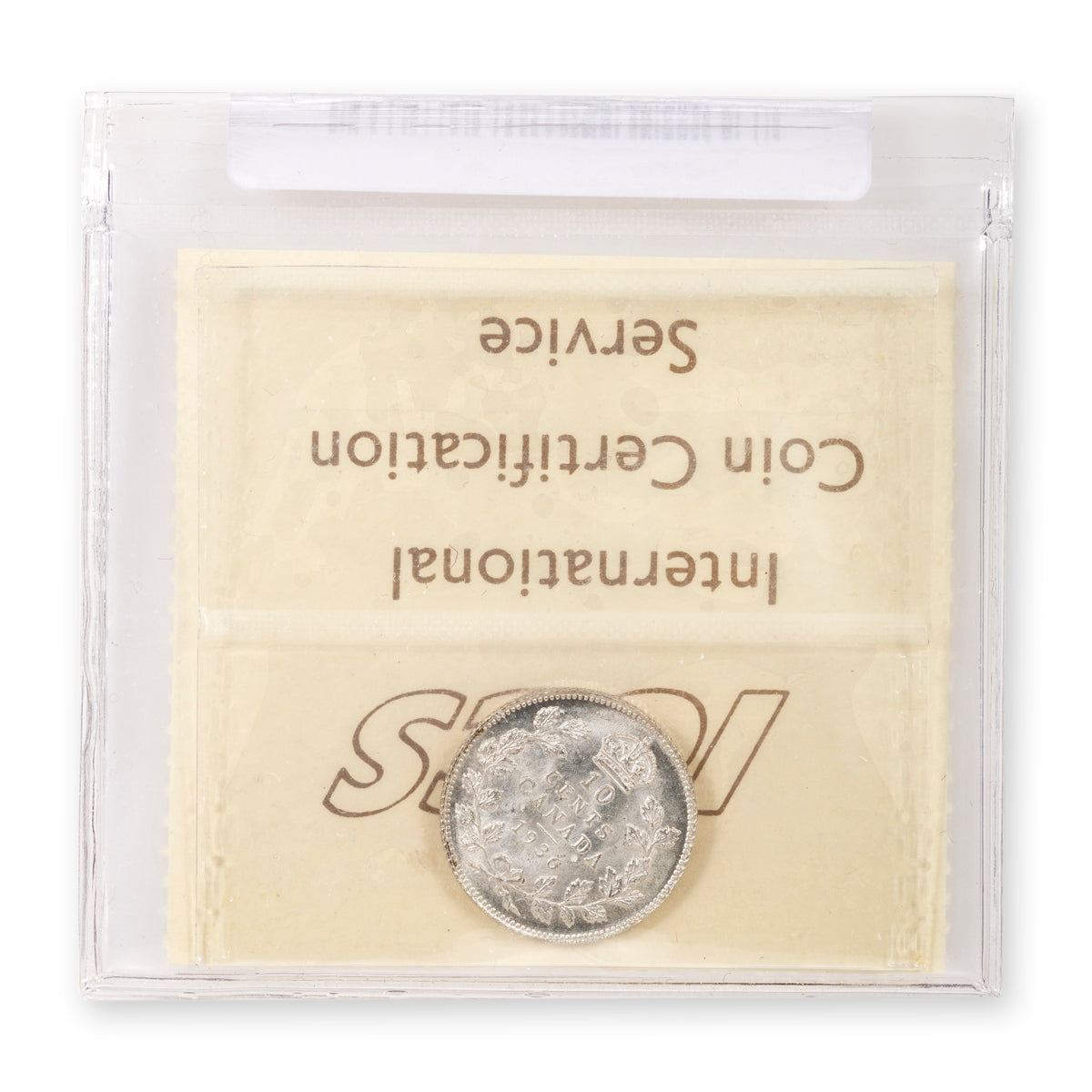 10 Cent 1936 ICCS MS-65