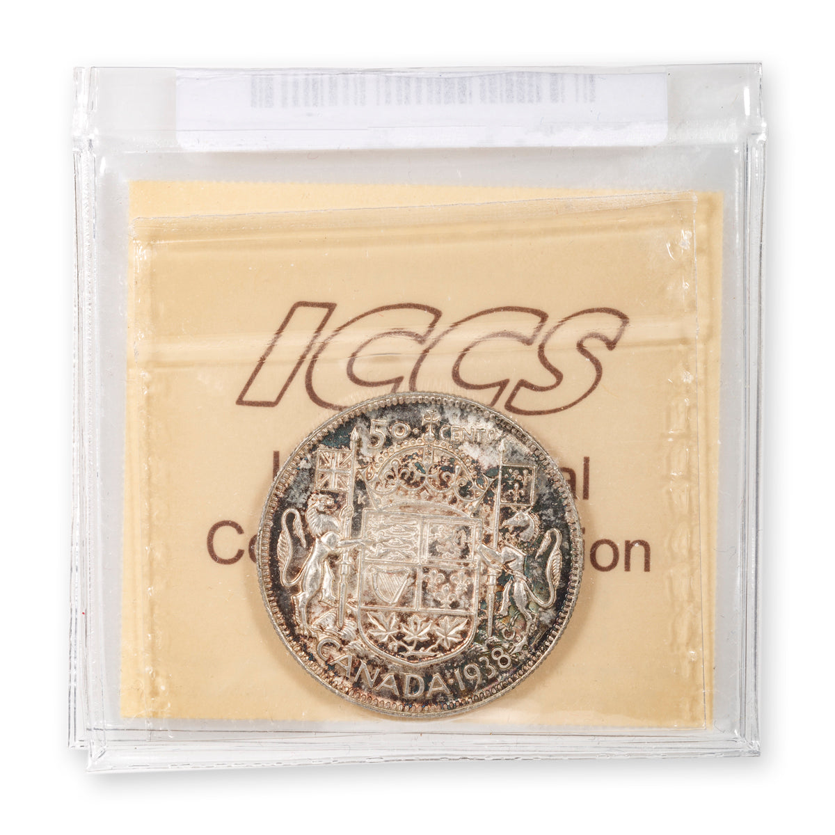 50 Cent 1938 ICCS MS-65