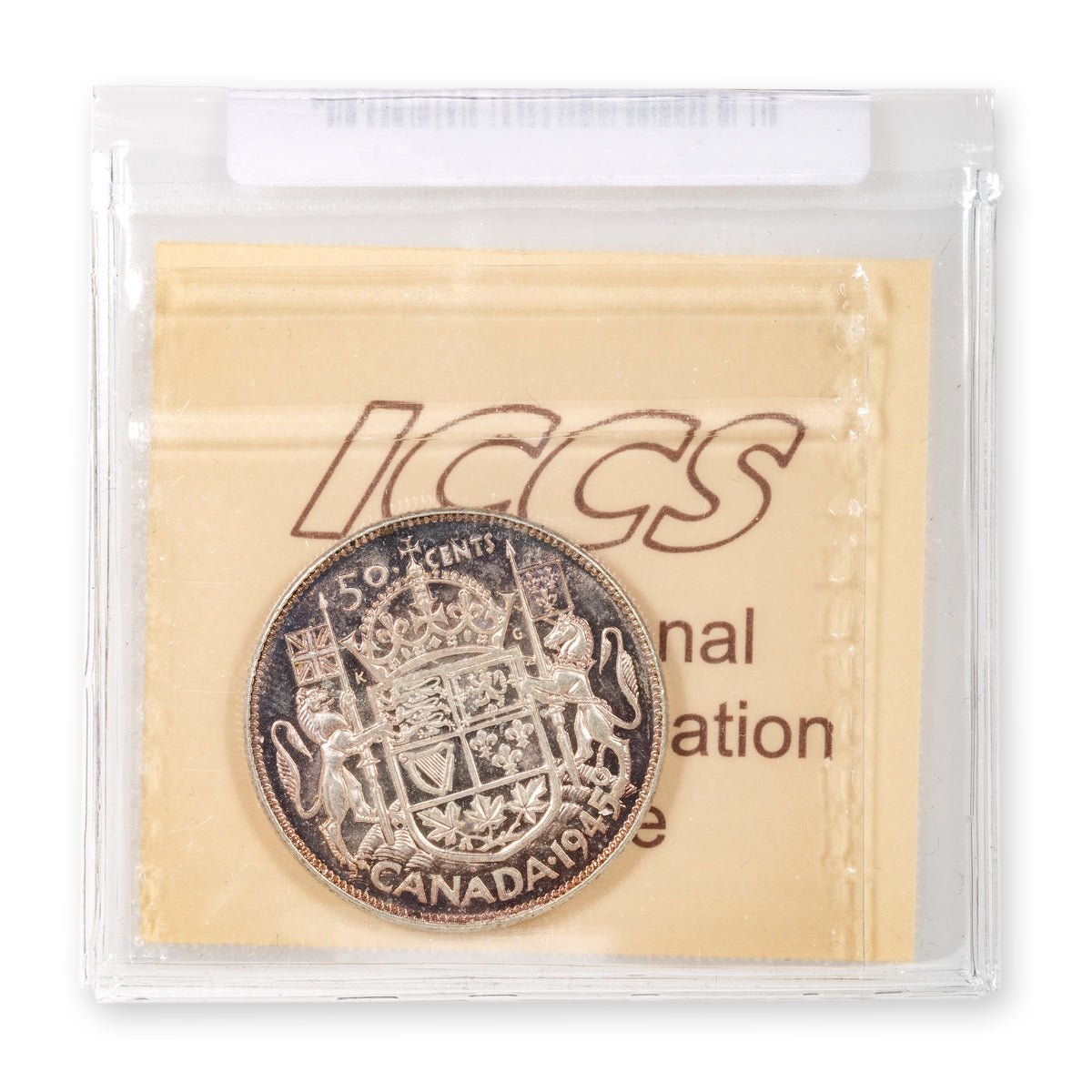 50 Cent 1945 ICCS MS-65