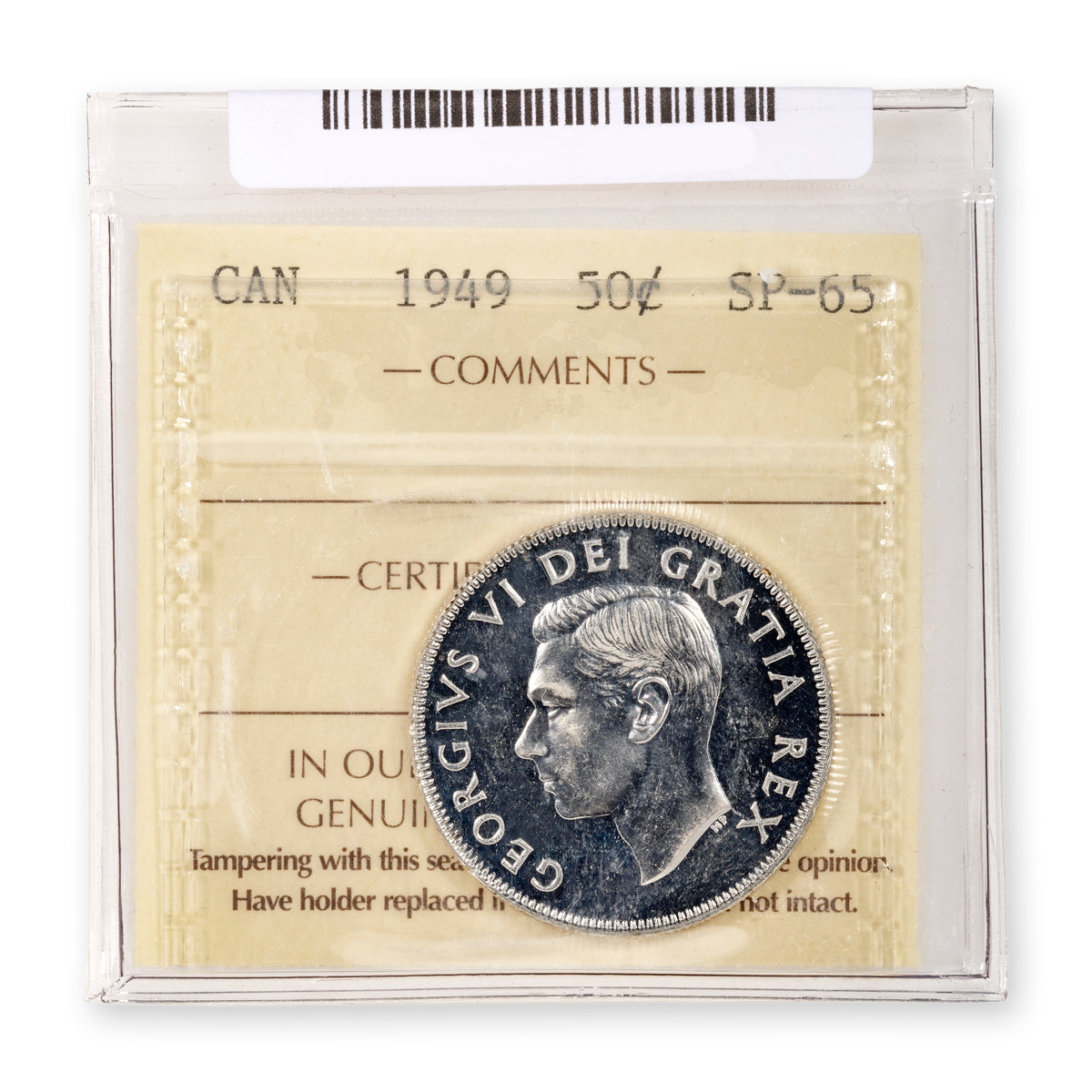 50 Cent 1949 ICCS SP-65