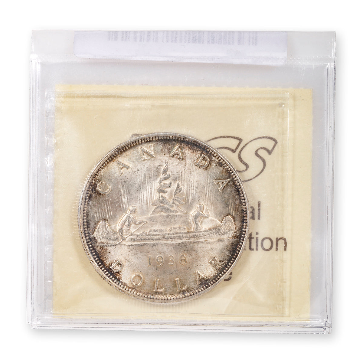 $1 1938 ICCS MS-65