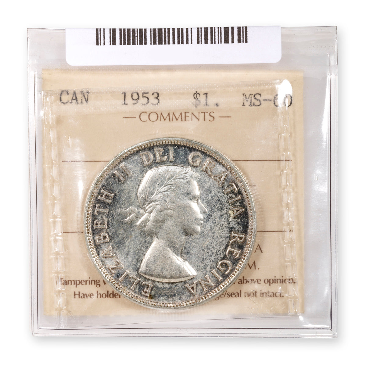 $1 1953 NSF ICCS MS-60