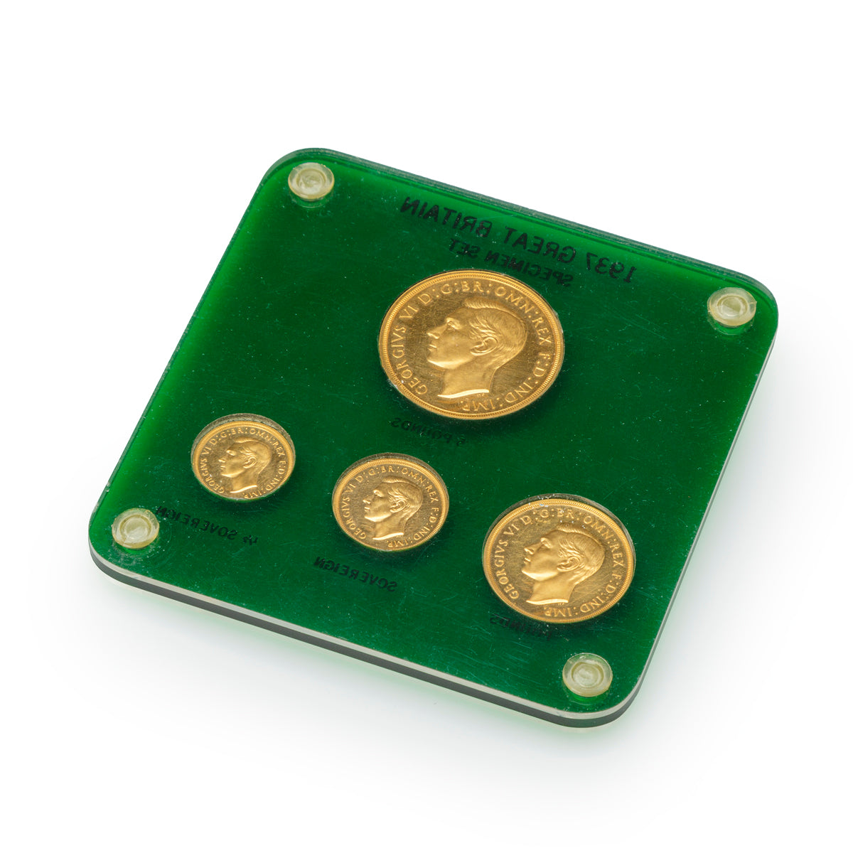 1937 Great Britain Specimen Gold 4 Coin Set