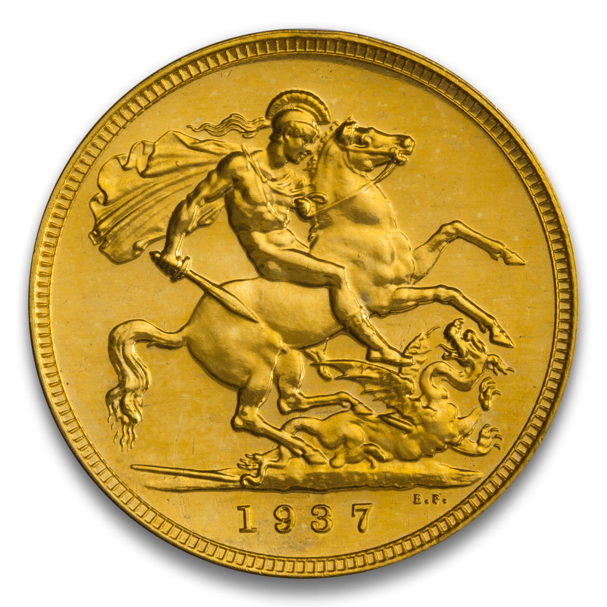 1937 Great Britain Specimen Gold 4 Coin Set