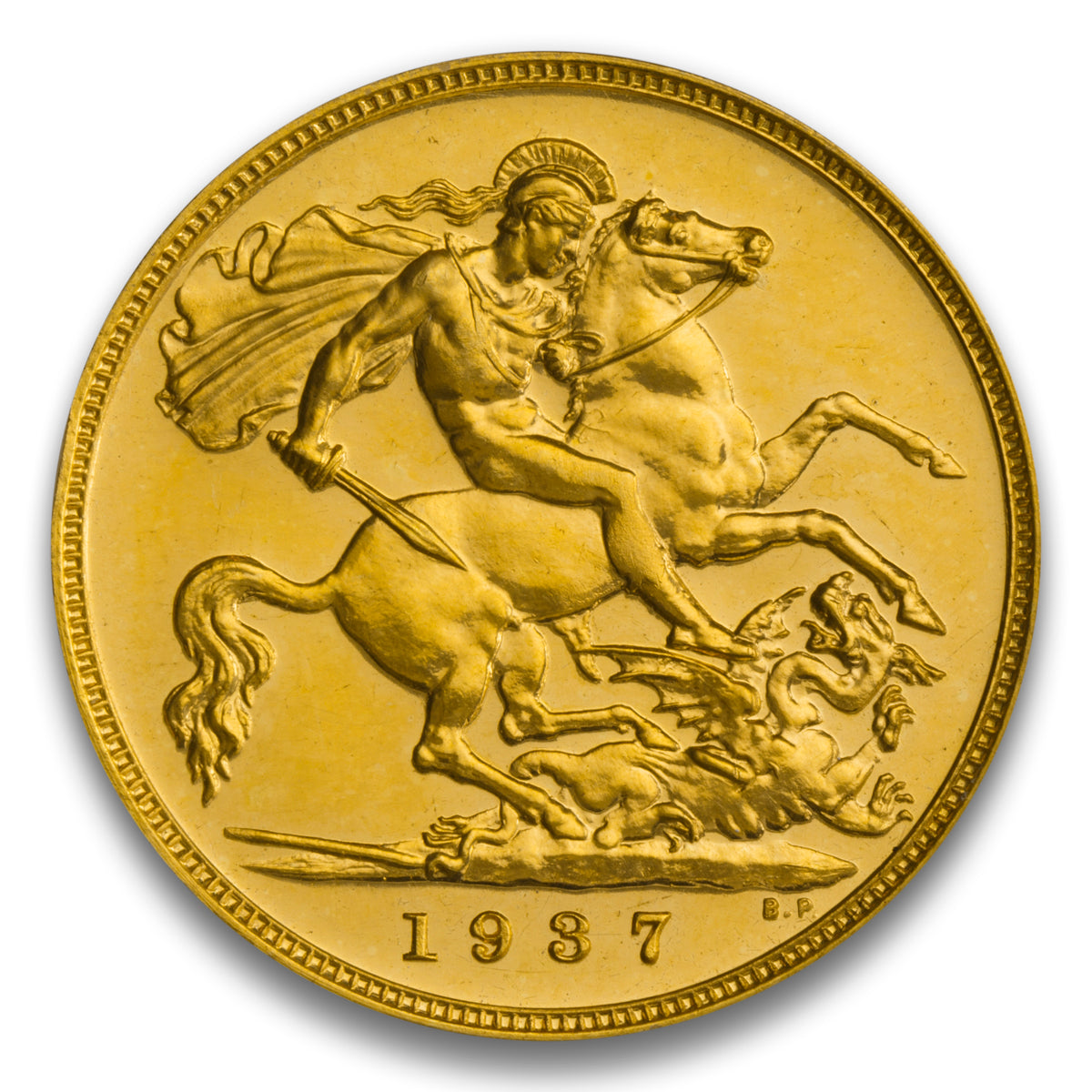 1937 Great Britain Specimen Gold 4 Coin Set